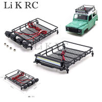 โลหะกระเป๋าเดินทางถาดหลังคา Rack พร้อมอุปกรณ์เสริมสำหรับ112 RC รถ MN D91 D99 MN90 MN99S อัพเกรดชิ้นส่วน Spot