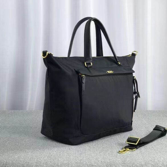 334385tumi-voyageur-คอลเลกชั่นกระเป๋าสะพายไหล่แฟชั่นกระเป๋าถือผ้าร่มไนล่อนน้ำหนักเบาพิเศษสำหรับผู้หญิง