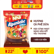 Kẹo Alpenliebe Hương Cà phê Dừa Gói 33 viên - 115.5g