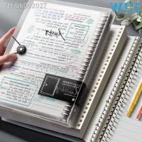 ₪▲ Diary A5 B5 A4 Transparent Loose Leaf Binder Notebook Inner Core Cover Note Book Journal Planner Office Stationery Supplies