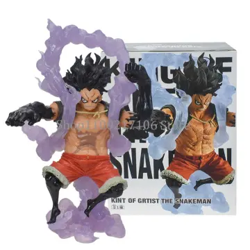 Anime One Piece Monkey D Luffy Gear 4 Snake man Big PVC Figure Statue Toy  Gift