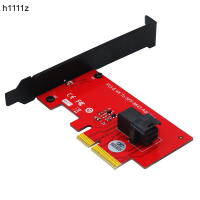 Riser PCIE U.2อะแดปเตอร์การ์ดเอ็กซ์แพนชัน SFF-8643 U2 PCI E Converter SFF 8643 PCI-E 4.0 X4 Riser การ์ดสำหรับ PCIe NVMe SSD