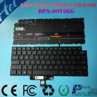 US ENGLISH Laptrop Backlight keyboard for LATITUDE14-9000 9420 9430 Series 00Y0GG 0Y0GG