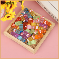 Bopin เครื่องประดับ DIY จำลองขวดนมเรืองแสงในครัว5ชิ้น1 12บ้านตุ๊กตา