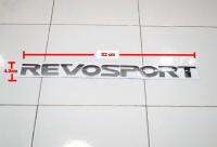 แผ่นป้ายป้ายตัวนูนพลาสติกติดฝากระโปงหน้าโตโยต้า REVOSPORT สีโครเมี่ยมขนาด52.x4cm ติดตั้งด้วยเทปกาวสองหน้าด้านหลัง  ** **จบในร้านเดียว**