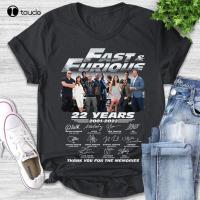 The Fast And The Furious 2001 2023 Anniversary 22 Years T-Shirt The Fast X Movie Shirt Thank You For The Memories Grandpa Shirt