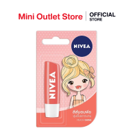 NIVEA ลิปแคร์ พีช  บำรุงริมฝีปากให้เนียนนุ่ม ขนาด 4.8 กรัม