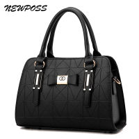 Fashion Handbag 2020 New Women Leather Bag Large Capacity Shoulder Bags Casual Tote Simple Top-handle Hand Bags Deer Decor