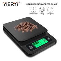 yieryi	Portable Coffee Scale 2kg/1g 1kg/0.1g With Timer Electronic Digital Kitchen Scale High Precision LCD Electronic Scales Luggage Scales