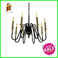 ไฟช่อ BEC K053-8AL สีดำ/ทอง 8 หัวCHANDELIER BEC K053-8AL BLACK/GOLD 8-LIGHT **หมดแล้วหมดเลย**