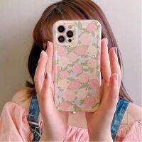 【Great. Cell phone case】 iPhone 11 12 Pro Max เคสนิ่มใส่โทรศัพท์ TPU สีชมพูเต็มหน้าจอฝาครอบกันฝุ่นกันกระแทกด้านข้างสำหรับ6 6 6S 7 8Plus XR XS MAX X