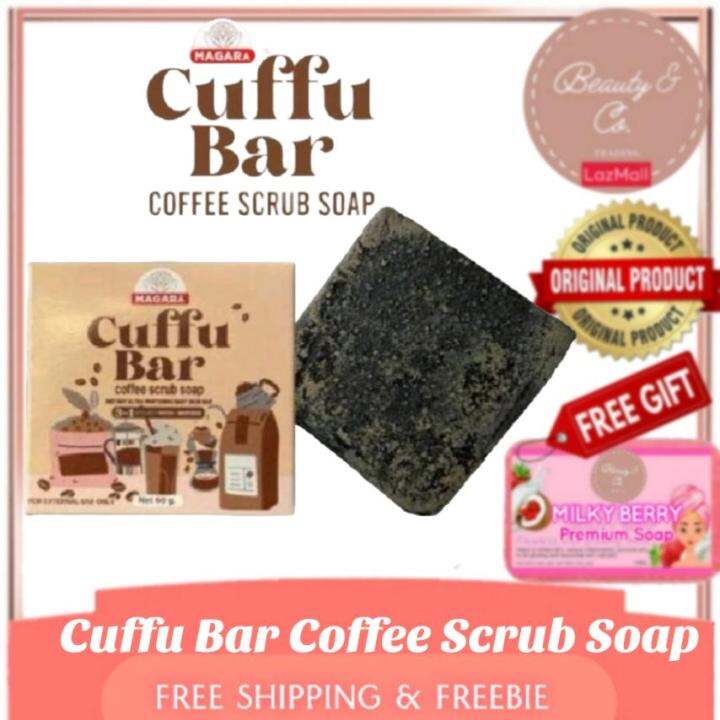 Cuffu Bar Soap by Magara Skin, Cuffu Buff Daily use (Coffee Scrub Soap