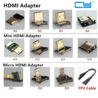 【2023】 Aziz Electronics FPV HDMI Mini HDMI 90อะแดปเตอร์5ซม.-100ซม. ริบบิ้น FPC ระยะพิทช์สาย HDMI 20pin สำหรับการถ่ายภาพทางอากาศหลายทาง