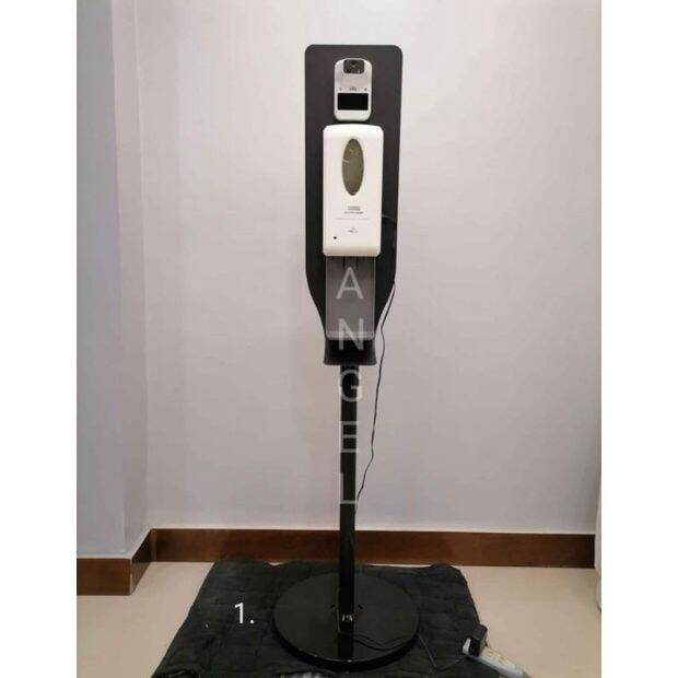 Heavy duty 3in1 Thermal scanner, automatic alcohol dispenser and aluminum stand Lazada PH