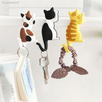 ♙❖ Creative Fridge Magnet Sticker Hook Long Lasting Cartoon Animal Shape Japanese Style Cat Tail Magnetic Hanger for Household