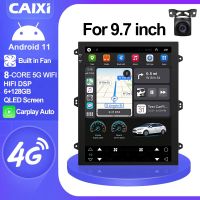 CAIXI ระบบวิทยุติดรถยนต์อัตโนมัติระบบแอนดรอยด์11 Gx9pro 2 Din 2Din ระบบนำทาง Gps สำหรับเทสลาประเภท9.7นิ้ว