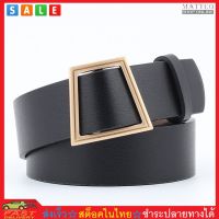 MATTEO เข็มขัด เข็มขัดผู้หญิง เข็มขัดสตรี เช็มขัดไม่ต้องเจาะรู Womens Fashion Casual Belt Ceinture No. 2524 - สีดำ