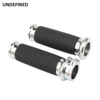 25mm 1inch Motorcycle Handlebar Grips Hand Grip Rubber Aluminum Hand Grips For Harley XL XR Touring Dyna Softail 95-15