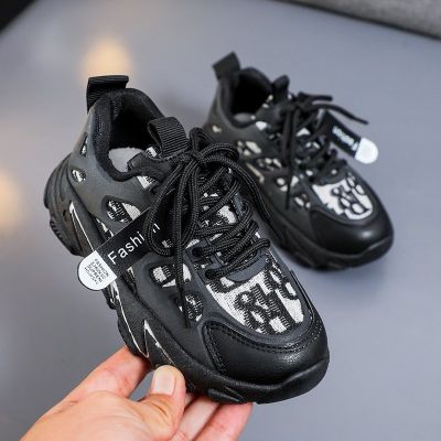 Sport Kids Mesh Sneakers Leather Anti slippery Fashion Sneakers Boys Casual Shoes for Children Sneakers Girls Shoes