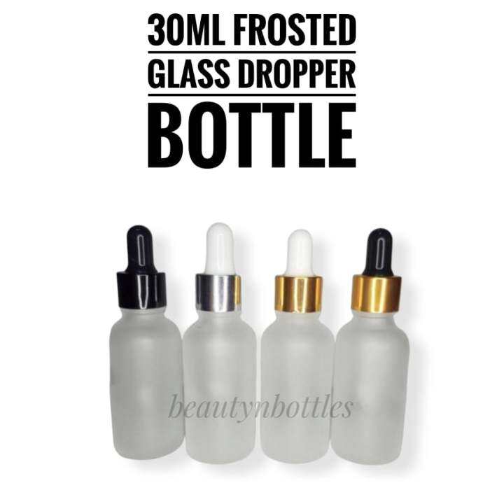 30ml Frosted Glass Serum Dropper Bottle Lazada PH