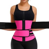 【cw】 Sauna Waist TrainerBeltWeight Loss BodysuitsTummyStrap Ladies Flat Belly Modeling Corset Shaper ！