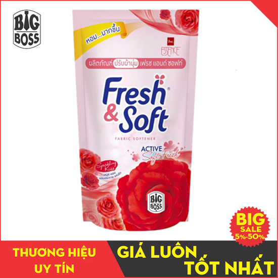 Xả vải fresh soft 1 túi 600ml. bigboss, xả mềm vải thái lan - ảnh sản phẩm 5