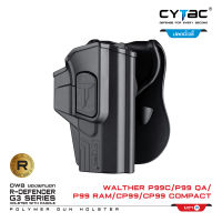 CT ซองพกนอก ปลดล็อคนิ้วชี้ รุ่น Walther P99C,P99 QA /ซองใส่อุปกรณ์  BY:Tactical unit