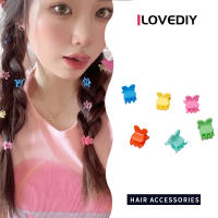 ILOVEDIY กิ๊บติดผมของเด็กน่ารักสีลูกกวาด50ชิ้น,กิ๊บติดผมขนาดเล็กหลากสี