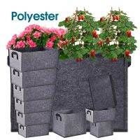 Durable Fabric Planting Pocket Gardening Tools Growth Bag Nonwoven Fabric Flower Potting Container Indoor and Outdoor Moisture