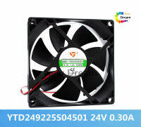 ใหม่1ชิ้น YTD249225S04501 24V 0.30A 4500RPM แชสซีเครื่องเชื่อมพัดลมทำความเย็น9CM