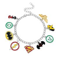 Anime Batman Superman Flash Green Lantern Charm Bracelet Mens Womens Clothing Accessories Kids Toys Birthday Gifts