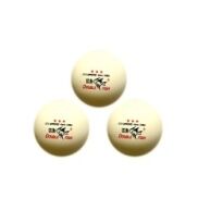 Bộ 3 trái banh bóng bàn 3 sao Double Fish-B07 Trắng