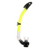 Durable Full Dry Swimming Diving Snorkel with Silicone Mouthpiece yellow - thumbnail