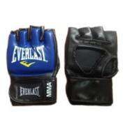 găng tay hở ngón tập luyện MMA Everlast xanh