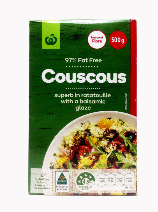 Woolworth's COUSCOUS 97 Fat Free 500g {Made in Australia} Lazada PH