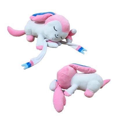 Cross-border new product Sleeping Sylveon Pokemon Fairy Eevee Plush Toy Doll Doll --gz230729☍