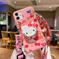 เคสแบบนิ่มสำหรับ Realme C17 C30 C35 Realme 5 5i 5วินาที C11 C3 C25 C25s Realme 7 7i Realme 8 8 Pro การ์ตูน Hello Kitty Melody แบบเคสโทรศัพท์