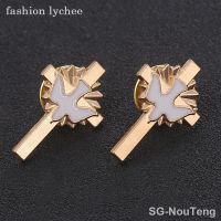 【hot】◐✐  fashion Gold Color Drop Enamel Brooch Sweater Pins Jewelry