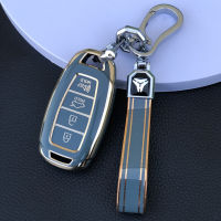 【cw】 Cross-Border Selling Applicable 4 Key South Korea Hyundai Paristi ix35 Yue Na ix25 Shengda Phnom Penh Car Key Cover ！