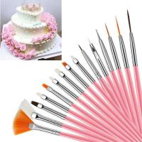 Cake Decorating Tools Baking Accessories Multi function Icing Pastry Brushes Fondant Cake Painting Brush Nail Art Brush Pen