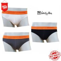 AB VALENTINO RUDY VB2-N211  PACK 1ตัว กางเกงในขอบยางทอ micro modal 93.4% roica 6.6% มี 3 สี ขาว เทา ดำ men underwear ส่งฟรี