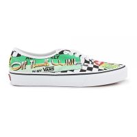 Vans รองเท้าผ้าใบ Authentic | Vans Collage True White/Print ( VN0A5KRDAVF )