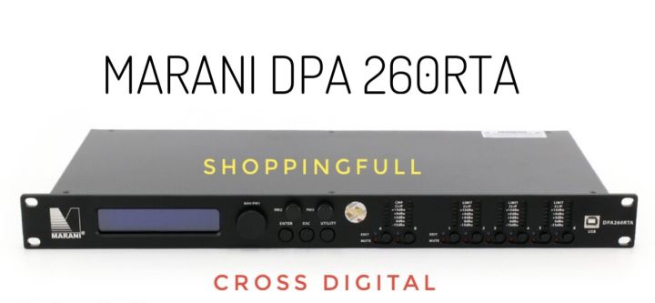 ครอสดิจิตอล-มารานี่-dpa-260-rta-รับประกัน-1-ปี-ครอสระดับมืออาชีพ-รุ่นนิยม-ครอสโอเวอร์-digital-processor-crossover