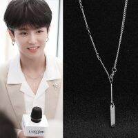 【CW】✒⊕✆  Korea KPOP Punk Necklace Hip-hop Chain Boys Guys Necklaces Titanium Jewelry Gifts