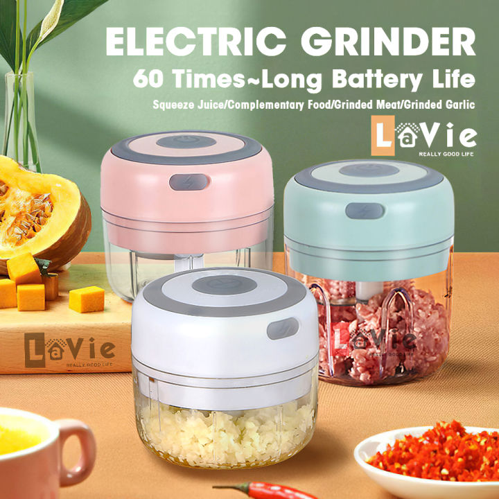 100/250ml Electric Mini Garlic Chopper USB Meat Grinder Garlic Masher  Machine Sturdy Durable Crushed Ginger Vegetable Crusher Kitchenware