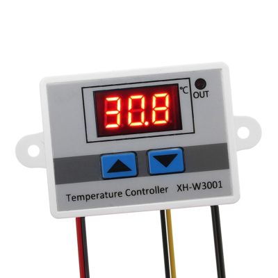 XH-W3001 Digital LED Pre-wire Cool/Hot Temperature Controller Thermostat Control Switch Probe with Sensor 220V//12V