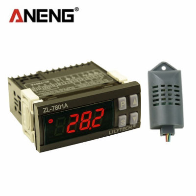 ANENG อัจฉริยะ PID Tem-Perature ควบคุมความชื้นมัลติฟังก์ชั่อัตโนมัติไข่ศูนย์บ่มเพาะ Ther-Mometer ที่มีจอแสดงผล LCD และสองเซ็นเซอร์100โวลต์-240โวลต์ AC ZL-7801A