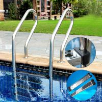 1 pcs Swimming Pool Stainless Steel Replacement Ladder Rung Steps Anti Slip Durable Steps Swimming Pool Ladder Pedal Rung Steps