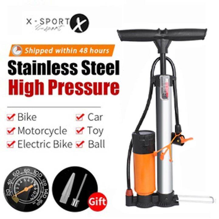 [COD]XSPROTS 160PSI High Pressure Bike Pump Bike Pump With Gauge