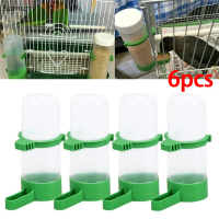 Samurry ✨Hot Sale✨ Car 6PC BIRD Water drinking Feeder น้ำพุดื่มอัตโนมัติถ้วยดื่ม